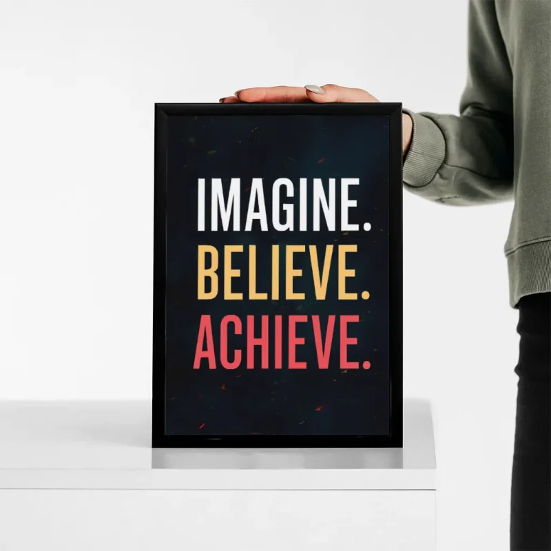 تابلو وال سنس مدل انگیزشی طرح Imagine