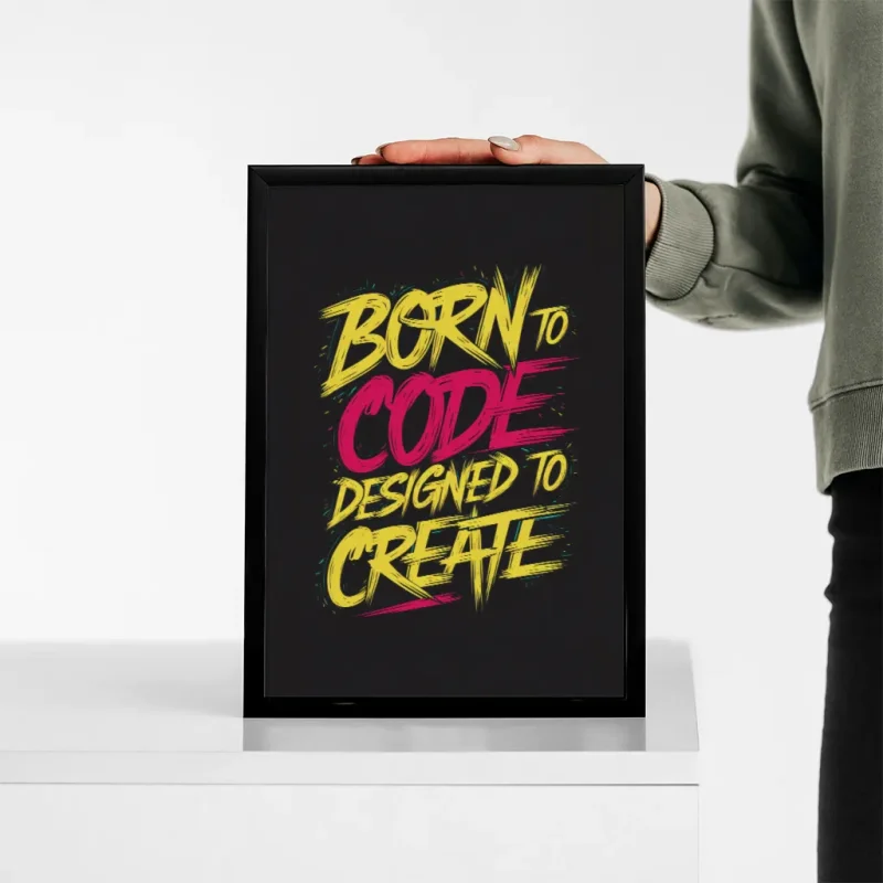 تابلو وال سنس مدل برنامه نویسی طرح Born to code