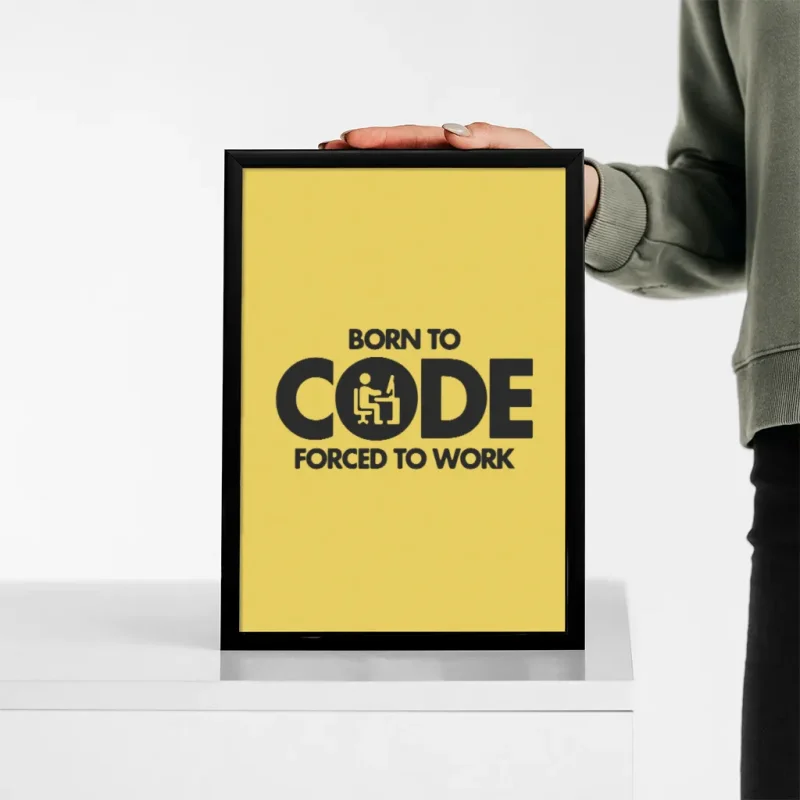 تابلو وال سنس مدل برنامه نویسی طرح 2 Born to code