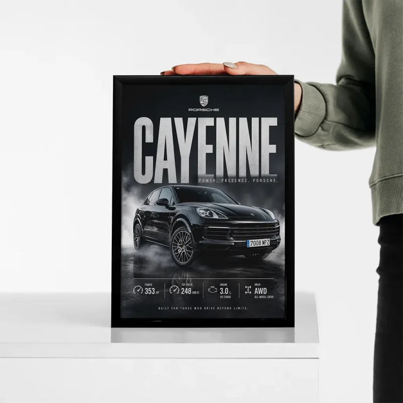 تابلو وال سنس مدل ماشین طرح پورشه Cayenne