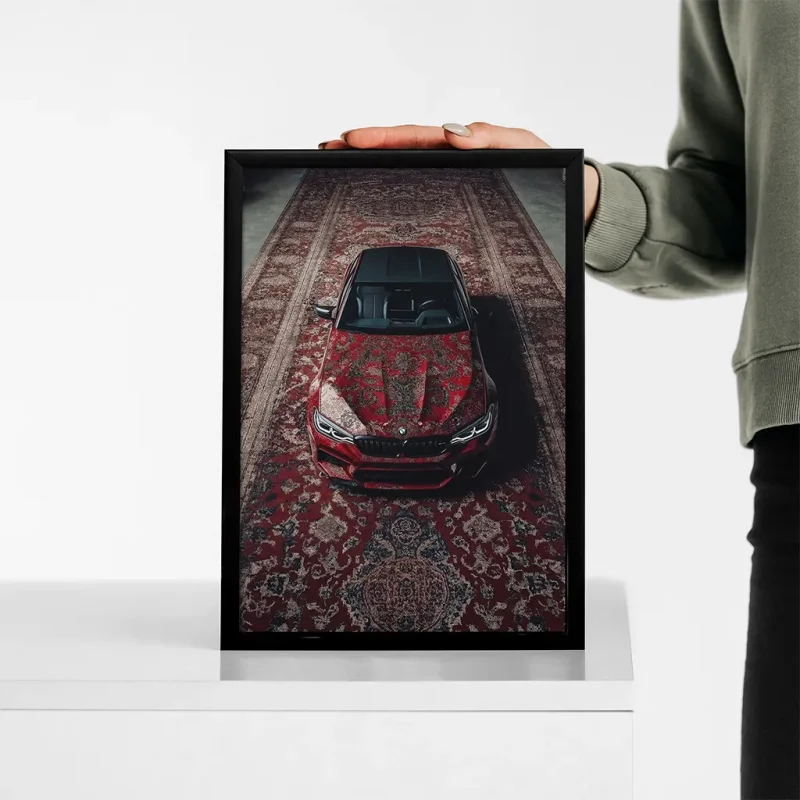تابلو وال سنس مدل ماشین طرح BMW