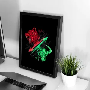 تابلو مدل ترید طرح T102