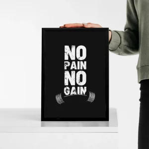 تابلو وال سنس مدل انگیزشی طرح No Pain No Gain