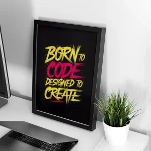 تابلو مدل برنامه نویسی طرح Born to code