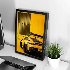 تابلو وال سنس مدل ماشین طرح پورشه GT3 RS