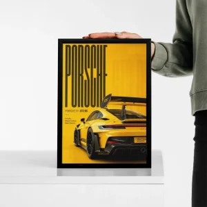 تابلو وال سنس مدل ماشین طرح پورشه GT3 RS