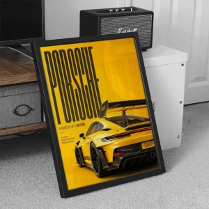 تابلو وال سنس مدل ماشین طرح پورشه GT3 RS