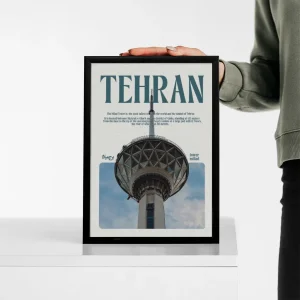 تابلو وال سنس مدل ایران طرح برج میلاد تهران