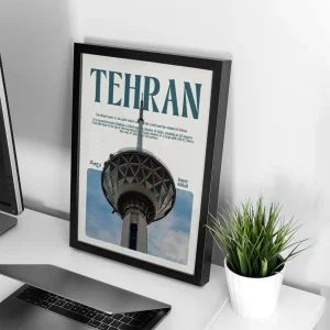 تابلو وال سنس مدل ایران طرح برج میلاد تهران
