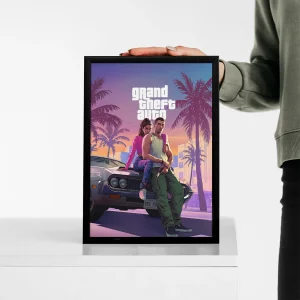 تابلو وال سنس مدل گیمینگ طرح GTA
