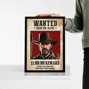 تابلو وال سنس مدل گیمینگ طرح  Red dead