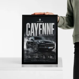 تابلو وال سنس مدل ماشین طرح پورشه Cayenne