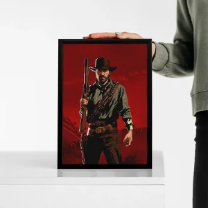 تابلو وال سنس مدل گیمینگ طرح Red dead(G601)
