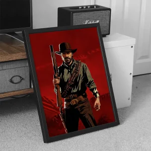 تابلو وال سنس مدل گیمینگ طرح Red dead(G601)