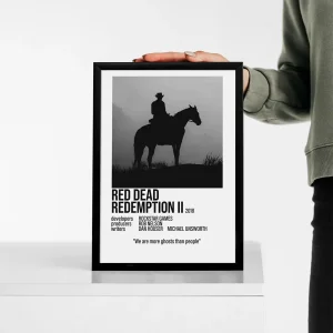 تابلو وال سنس مدل گیمینگ طرح Red dead(G602)
