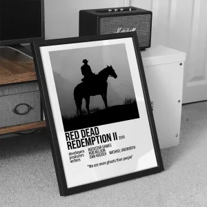 تابلو وال سنس مدل گیمینگ طرح Red dead(G602)