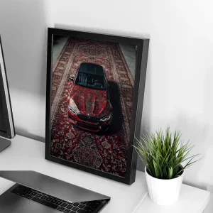 تابلو وال سنس مدل ماشین طرح BMW