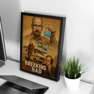 تابلو وال سنس مدل سریال طرح Breaking Bad (B108)