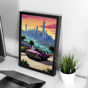تابلو وال سنس مدل گیمینگ طرح  (G703)GTA