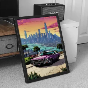 تابلو وال سنس مدل گیمینگ طرح  (G703)GTA