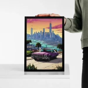 تابلو وال سنس مدل گیمینگ طرح  (G703)GTA