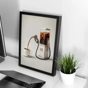 تابلو وال سنس مدل پینترستی طرح ایستگاه قهوه