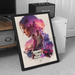 تابلو وال سنس مدل گیمینگ طرح G706 GTA