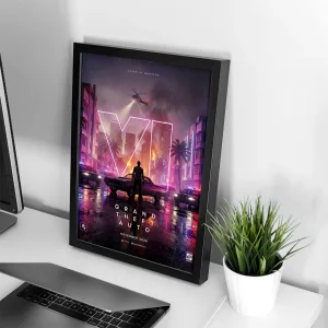 تابلو وال سنس مدل گیمینگ طرح G707 GTA
