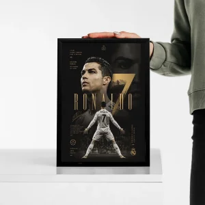 تابلو وال سنس مدل ورزشی طرح Cristiano ronaldo