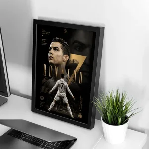 تابلو وال سنس مدل ورزشی طرح Cristiano ronaldo