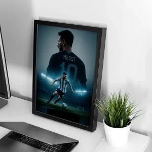 تابلو وال سنس مدل ورزشی طرح مسی T803