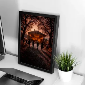تابلو وال سنس مدل گیمینگ طرح Red dead(G603)