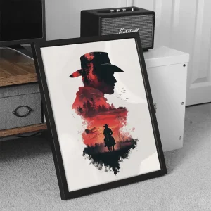تابلو وال سنس مدل گیمینگ طرح Red dead(G606)