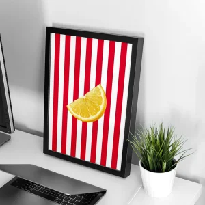 تابلو وال سنس مدل پینترستی طرح لیمو P107