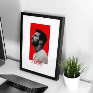 تابلو وال سنس مدل ورزشی طرح مسی T805