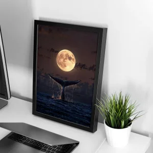 تابلو وال سنس مدل پینترستی طرح دم وال P118