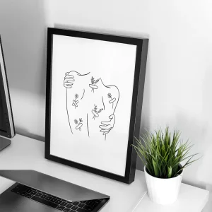 تابلو وال سنس مدل پینترستی طرح مینیمال P119