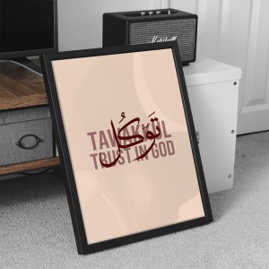 تابلو وال سنس مدل پینترستی طرح تایپوگرافی P129