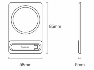 پایه نگهدارنده مگنتی موبایل بیسوس Baseus stand with magnetic holder LUXZ010001