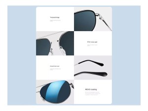 عینک آفتابی پولاریزه شیائومی Xiaomi Mijia Sunglasses Pilota MSG01BJ