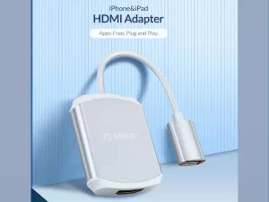 مبدل اچ دی ام آی آیفون و آیپد اوریکو ORICO PE-M2 HDMI Adapter for iPhone &amp; iPad