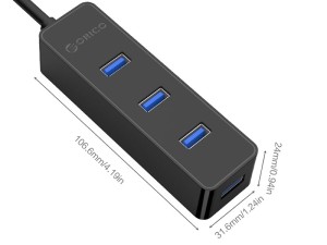 هاب ۴ پورت اوریکو ORICO USB 3.0 W5PH4-U3-V1