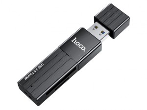 کارت خوان هوکو hoco HB20 Mindful 2-in-1 USB2.0 card reader