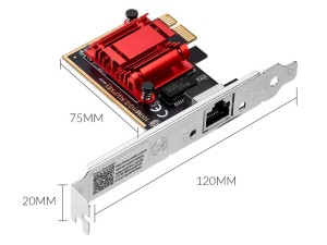 کارت شبکه اینترنال اوریکو Orico PTR-FU Electric Ethernet Card