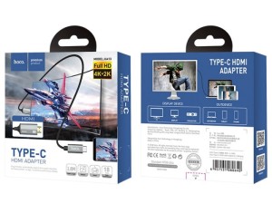 کابل مبدل تایپ سی به اچ دی ام آی هوکو Hoco UA13 Type-C to HDMI Cable 1.8m