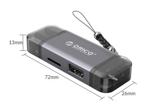 کارتخوان و رم ریدر اوریکو Orico 2CR61 USB2.0 6-in-1 Card Reader