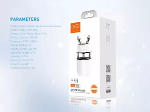 اسپیکر بلوتوث قابل حمل رسی Recci RSK-W08 Antlers Bluetooth Speaker