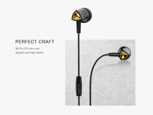 هندزفری سیمی با جک 3.5 میلی‌متری رسی Recci REP-L10 Wired Earphone