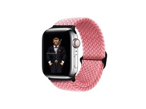 بند پارچه ای اپل واچ 38 و 40 میلی‌ متر گرین Green Apple Watch 38/40mm Braided Solo Loop Adjustable Strap