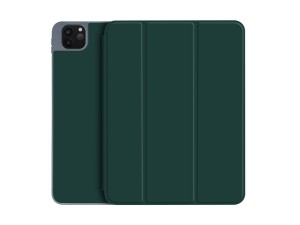 کیف چرمی آیپد ایر 10.9 و آیپد پرو 11 اینچ گرین Green iPad Air 10.9 2020 /iPad Pro 11 2020/2021 Premium Vegan Leather Case